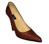 BISPOKE WOMENS EXOTIC CROCODILE PUMPS/SHOES WIDE LARGE SIZES