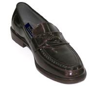 Mens leather penny loafer walking shoes wide  size eee