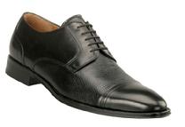 Custom handmade soft Leather calf skin mens cap toe business  shoes